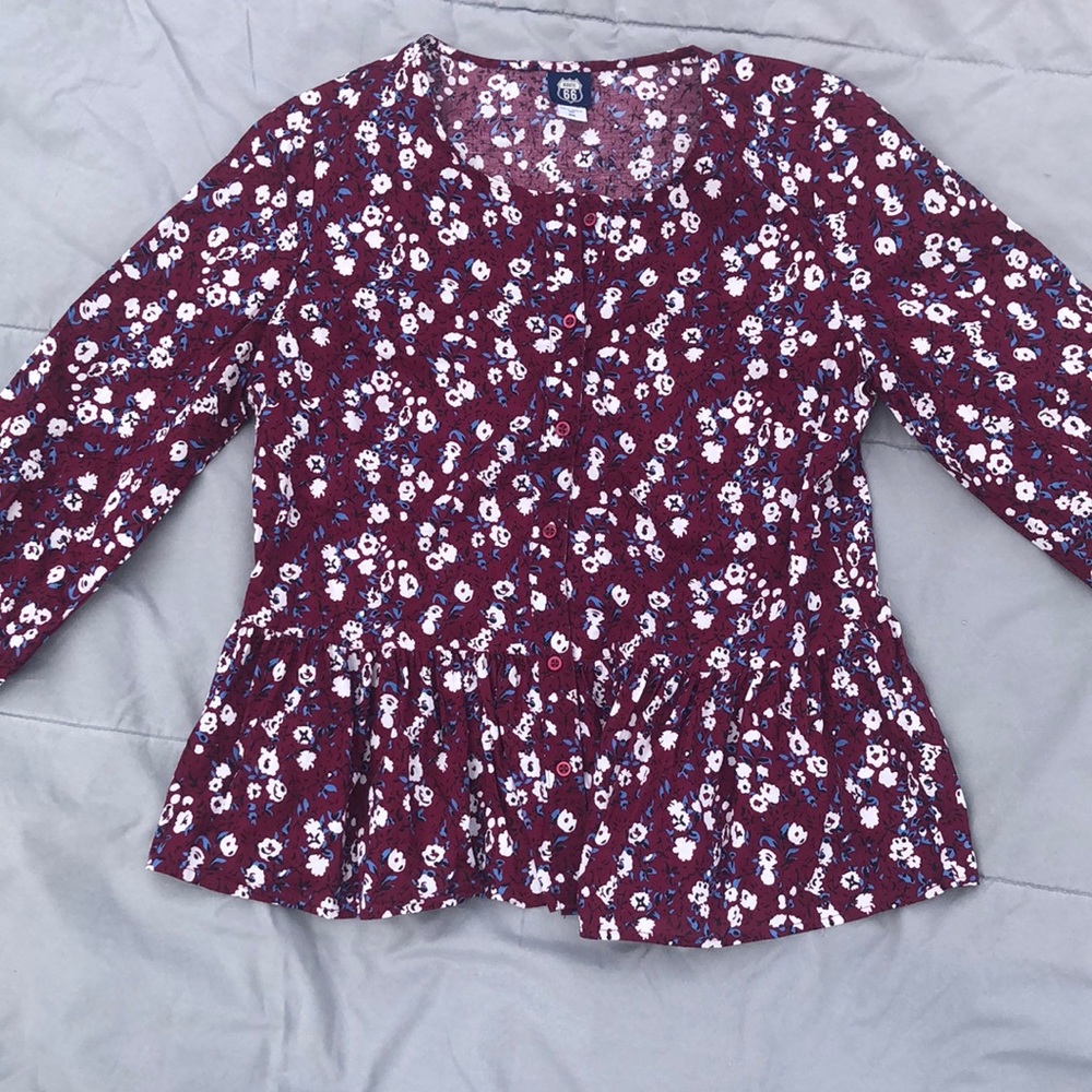 Flower Print Babydoll top